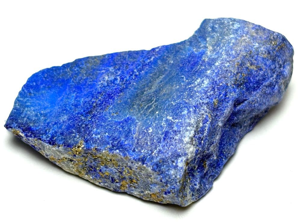 (蛍光) アフガニスタン産 ラピスラズリ  ラフ / Lapis Lazuli