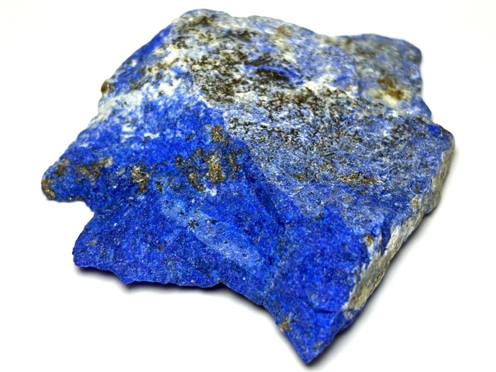 (蛍光) アフガニスタン産 ラピスラズリ  ラフ / Lapis Lazuli