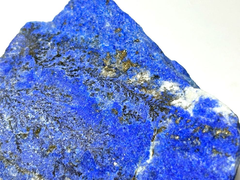 (蛍光) アフガニスタン産 ラピスラズリ  ラフ / Lapis Lazuli