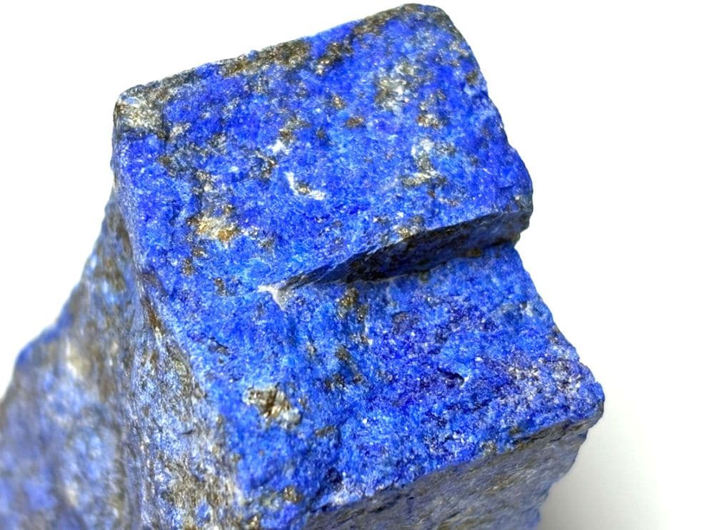 (蛍光) アフガニスタン産 ラピスラズリ  ラフ / Lapis Lazuli