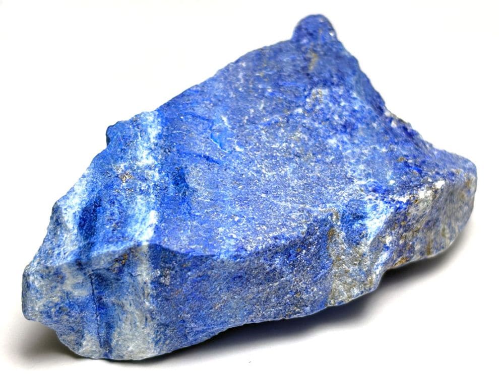 (蛍光) アフガニスタン産 ラピスラズリ  ラフ / Lapis Lazuli