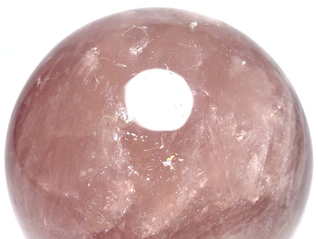 マダガスカル産 スターローズクォーツ 75mm 丸玉  /Star Rose Quartz