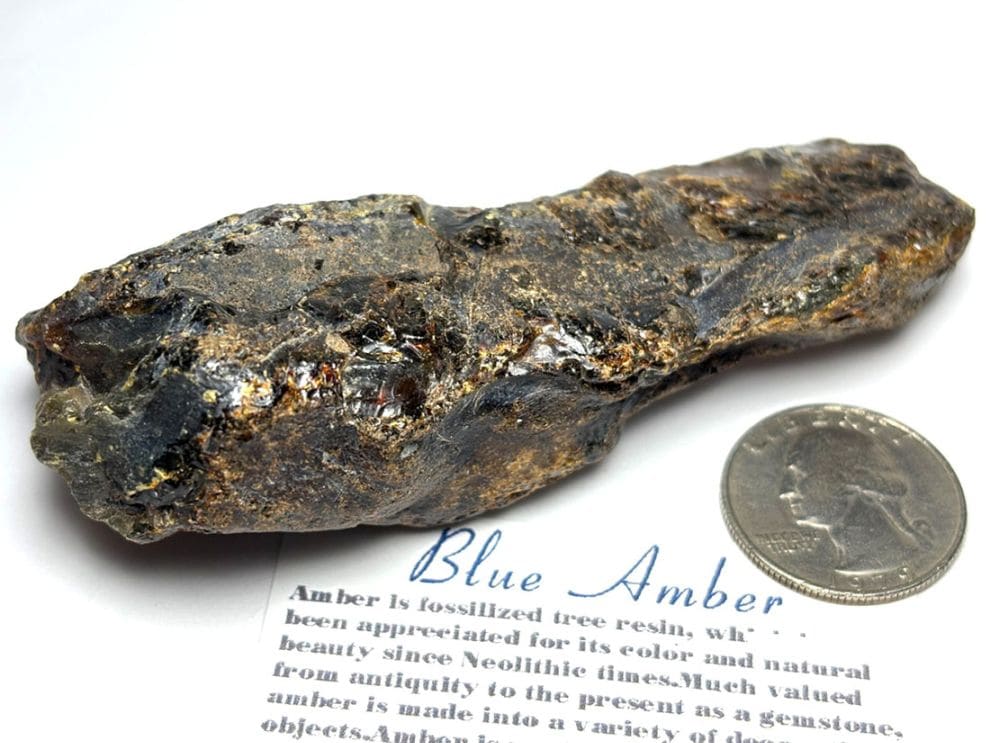 インドネシア・スマトラ産  ブルーアンバー ( 青琥珀 ) / BlueAmber