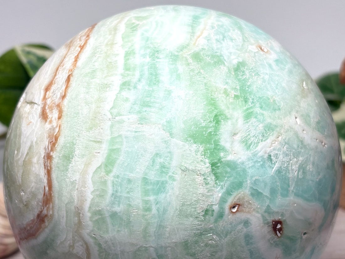 ブルーカルサイト丸玉95mm ブルーカルサイト 丸玉 95mm｜天然石 通販 キラリ石