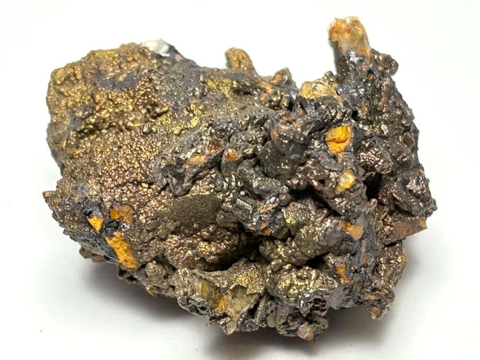 長野県川上村居倉産 褐鉄鉱 & 水晶 / Limonite & Quartz