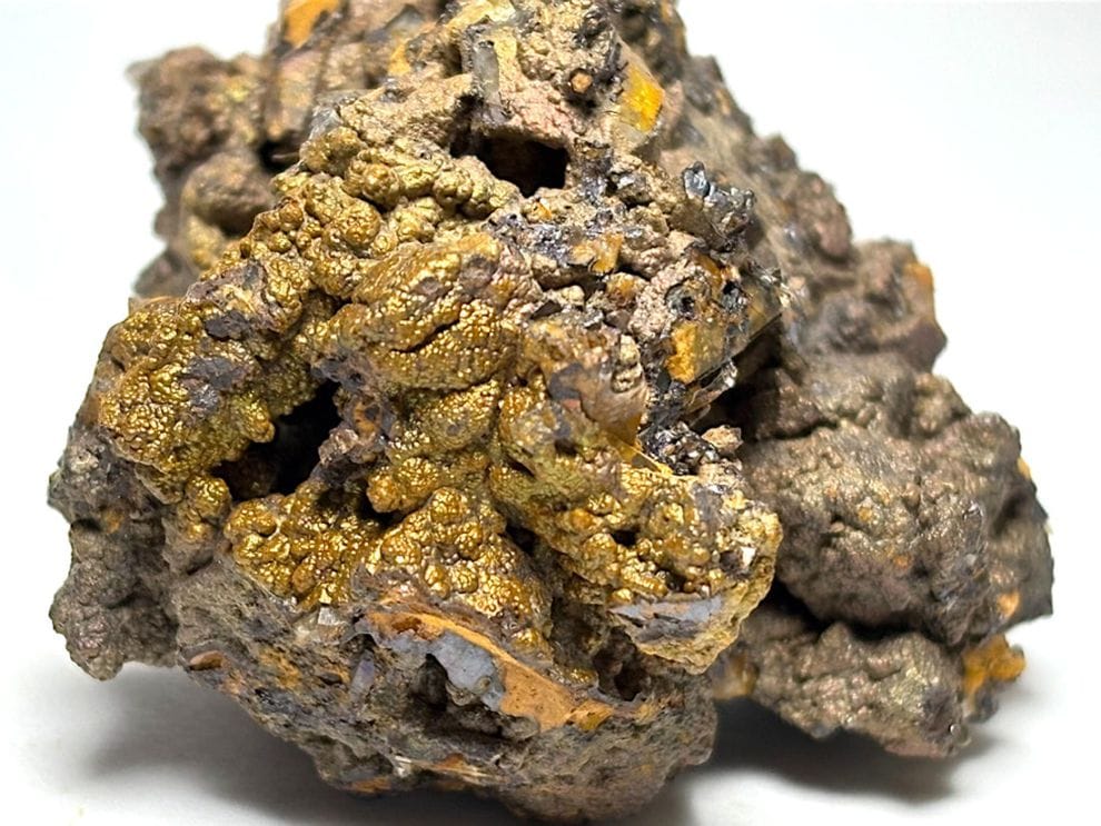 長野県川上村居倉産 褐鉄鉱 & 水晶 / Limonite & Quartz