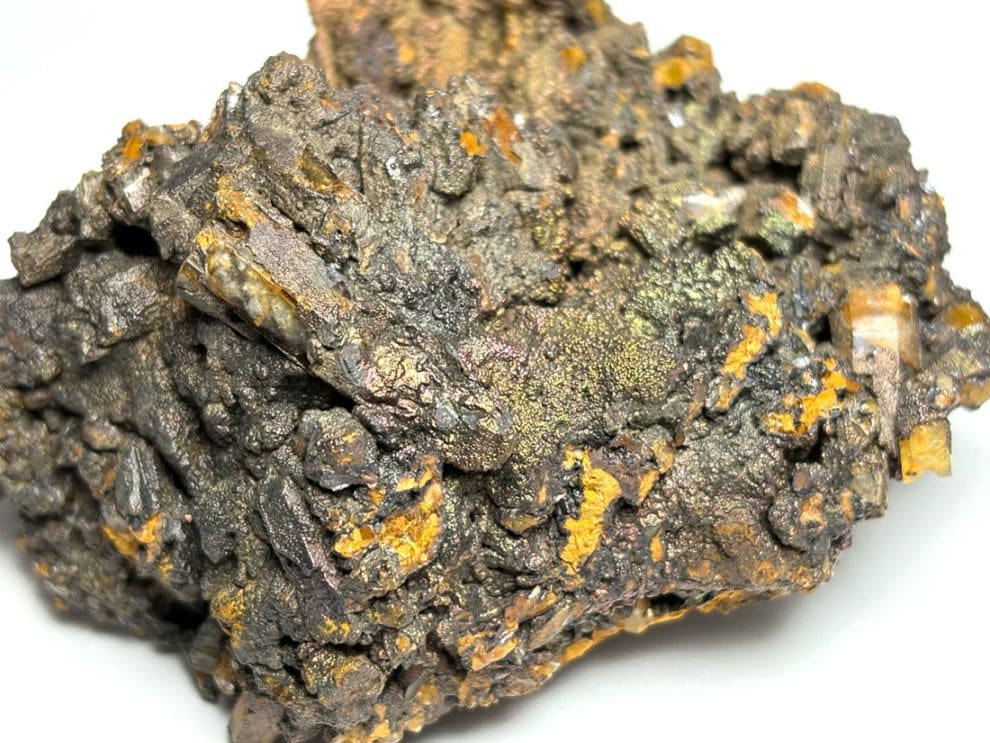 長野県川上村居倉産 褐鉄鉱 & 水晶 / Limonite & Quartz