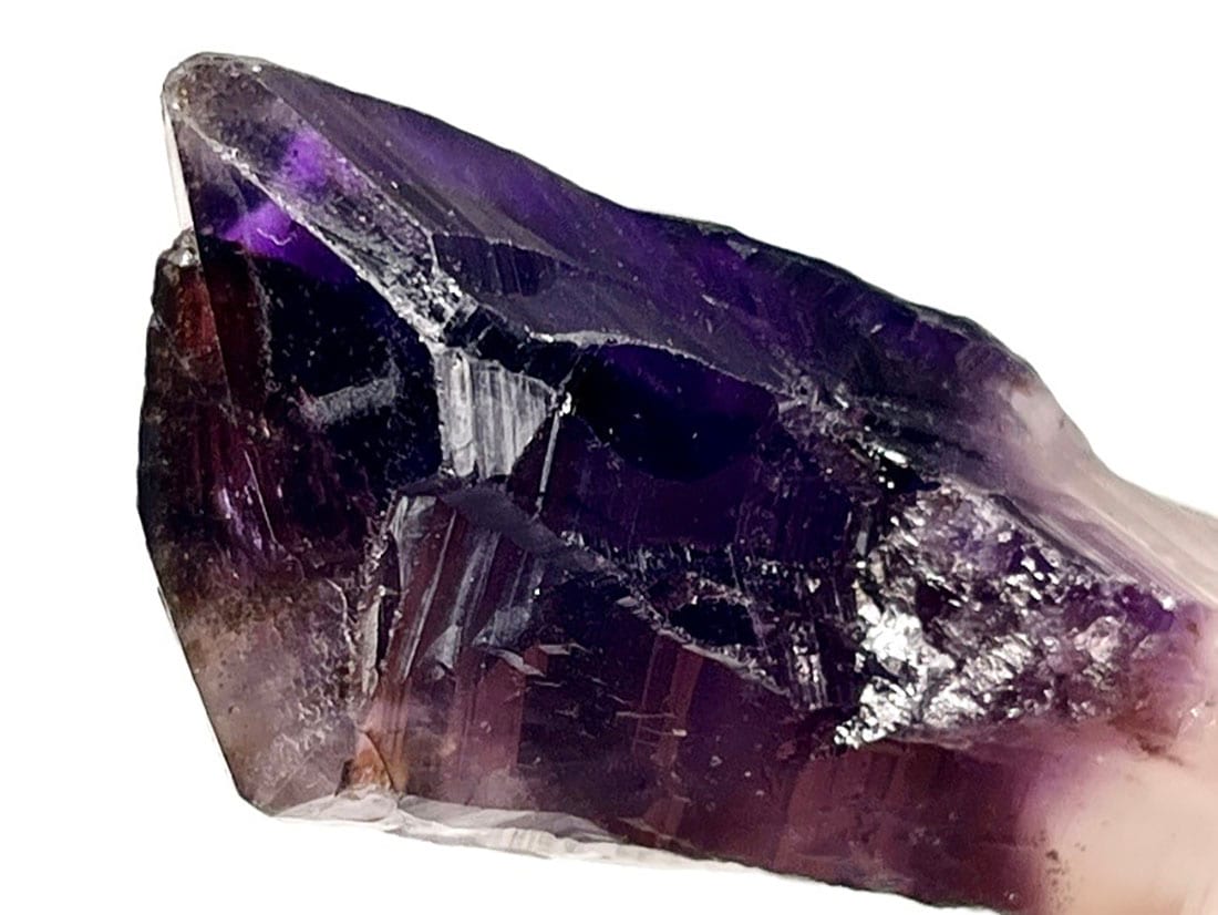 ブラジル・パラー州産  ダークカラーアメジスト ポイント  ( 紫水晶 )/ Amethyst