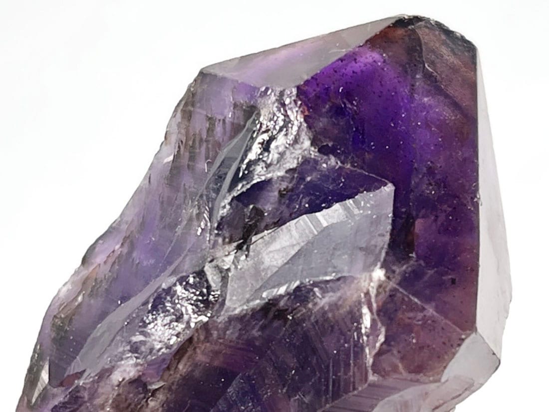 ブラジル・パラー州産  ダークカラーアメジスト ポイント  ( 紫水晶 )/ Amethyst