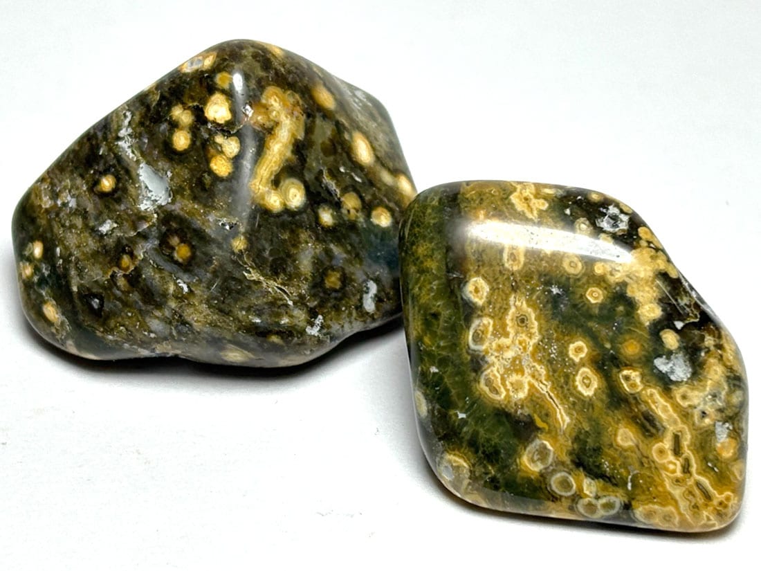 マダガスカル産 オーシャンジャスパー タンブル 2個セット / Ocean Jasper