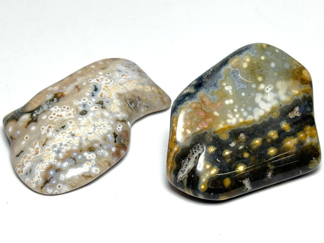 マダガスカル産 オーシャンジャスパー タンブル 2個セット / Ocean Jasper