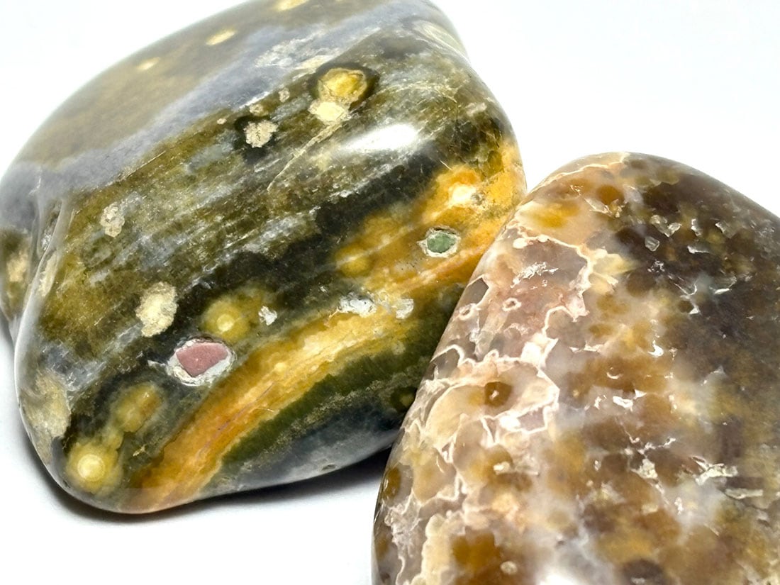 マダガスカル産 オーシャンジャスパー タンブル 2個セット / Ocean Jasper