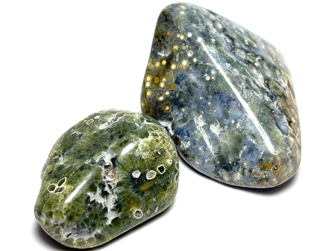 マダガスカル産 オーシャンジャスパー タンブル 2個セット / Ocean Jasper