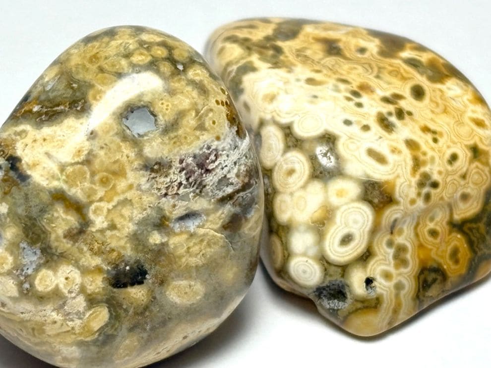 マダガスカル産 オーシャンジャスパー タンブル 2個セット / Ocean Jasper