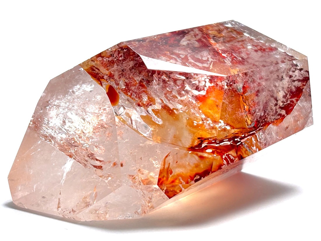 オーロラクォーツ ラフカットポリッシュ / Aurora Quartz