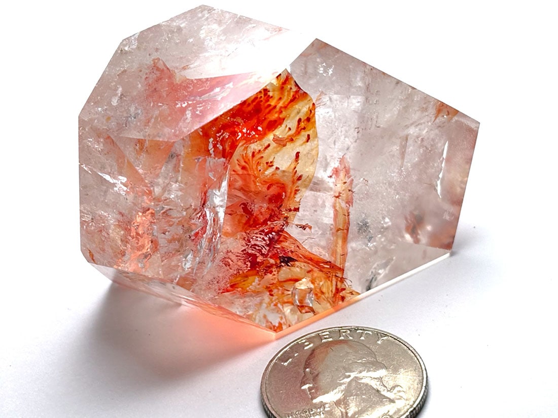 オーロラクォーツ ラフカットポリッシュ / Aurora Quartz