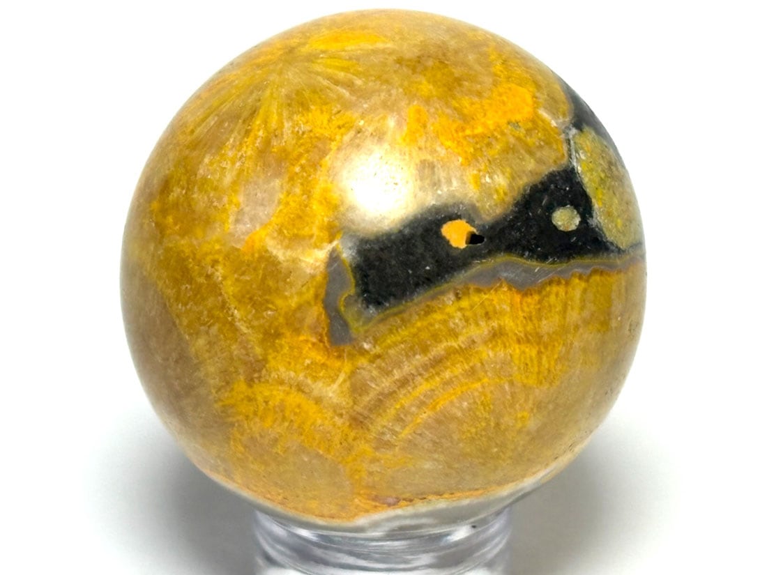 インドネシア産 バンブルビージャスパー  31mm丸玉 / Bumblebee Jasper Sphere