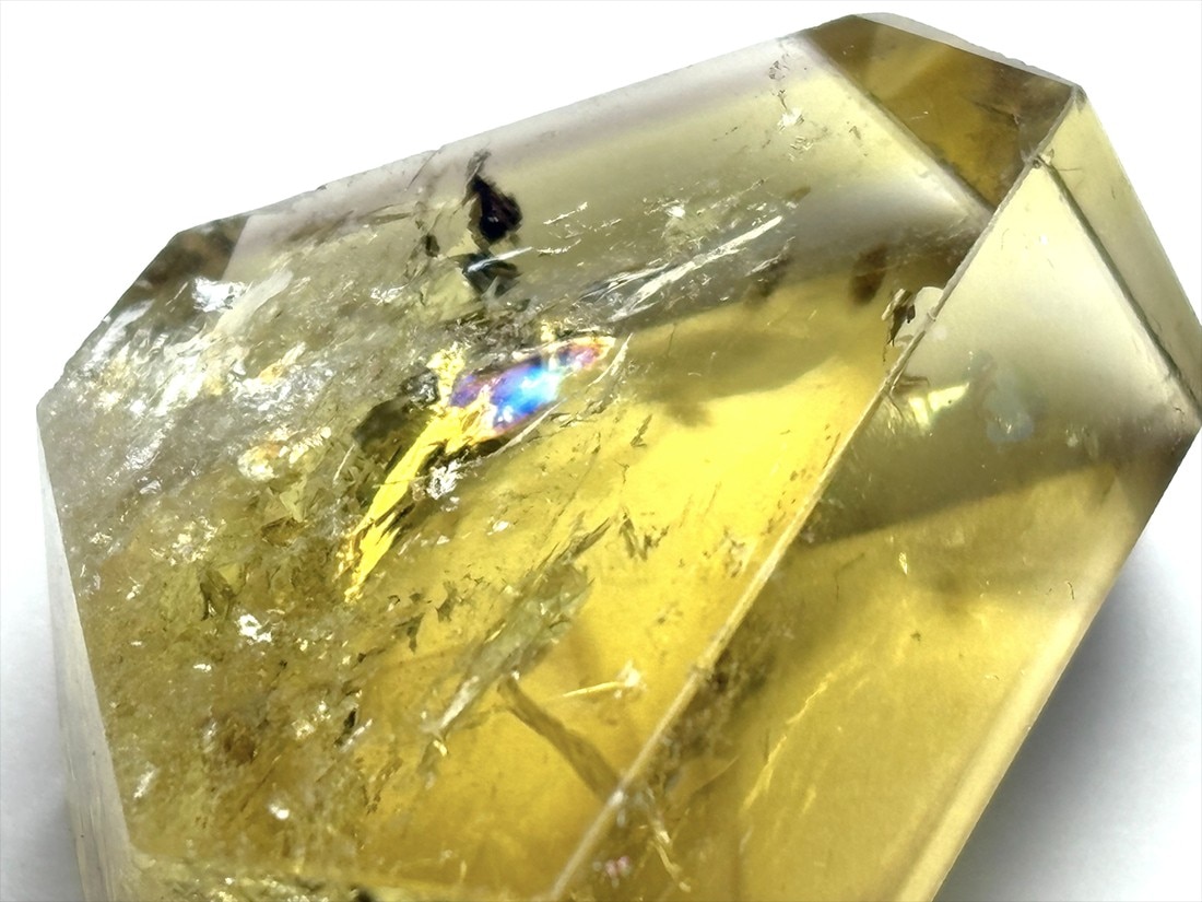 マダガスカル産  アイリススモーキーシトリン  ラフカットポリッシュ / Iris Smoky Citrine