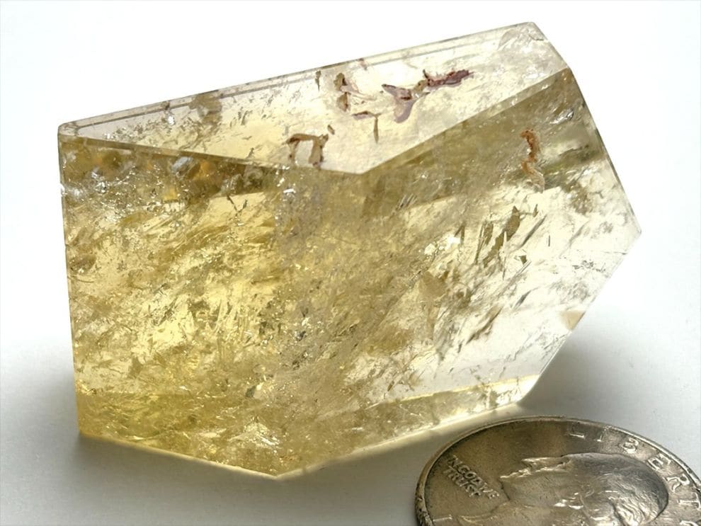 マダガスカル産  アイリススモーキーシトリン  ラフカットポリッシュ / Iris Smoky Citrine