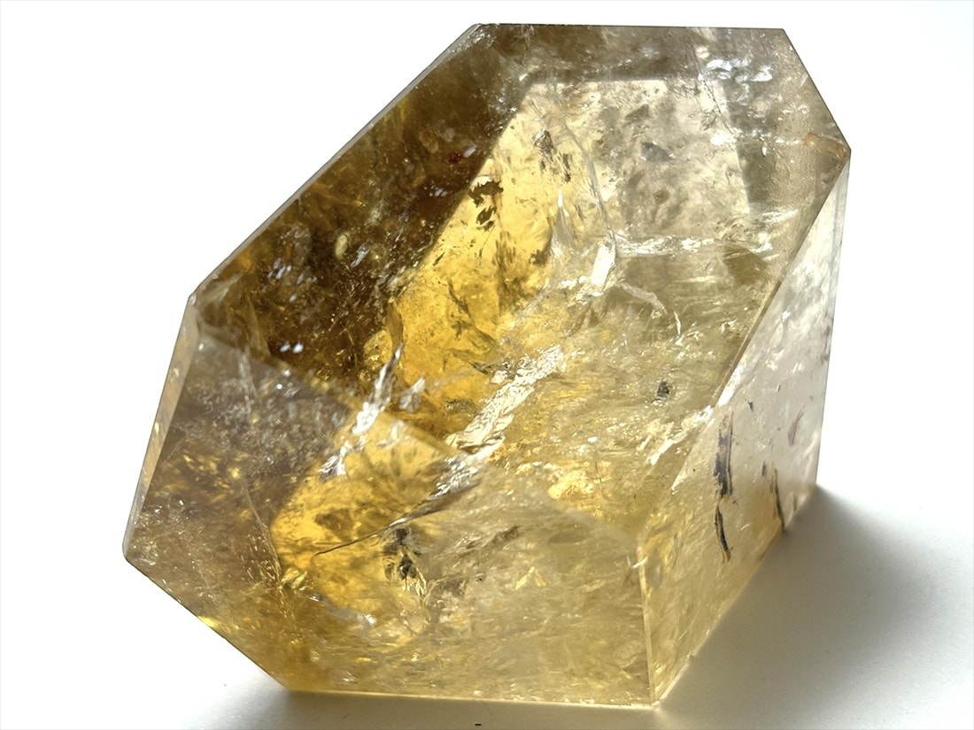 マダガスカル産  アイリススモーキーシトリン  ラフカットポリッシュ / Iris Smoky Citrine