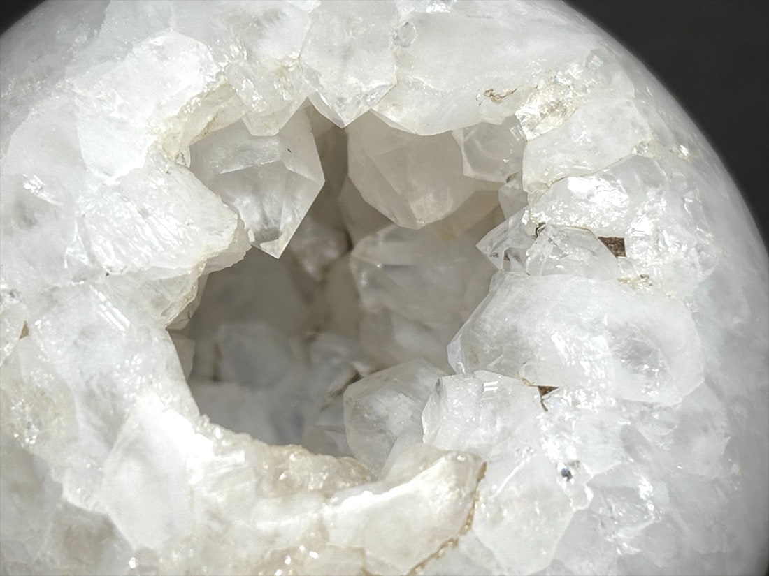 水晶 ＆ アゲート 66mm 丸玉 / Quartz & Agate