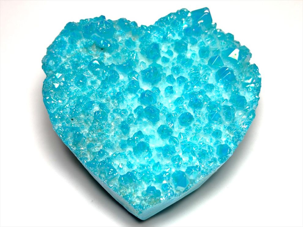オーラクォーツ クラスター ハート型 / Aura Quartz