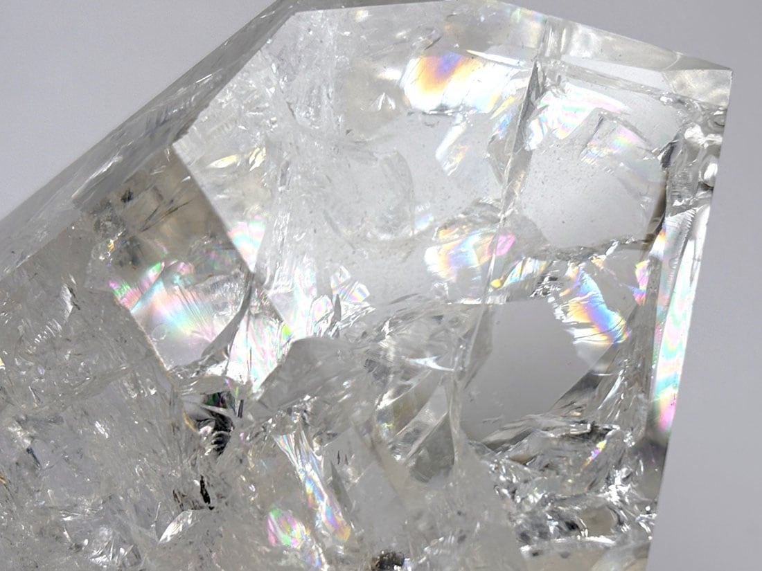 ブラジル産 クラック水晶 ポイント  / Crack Quartz Crystal