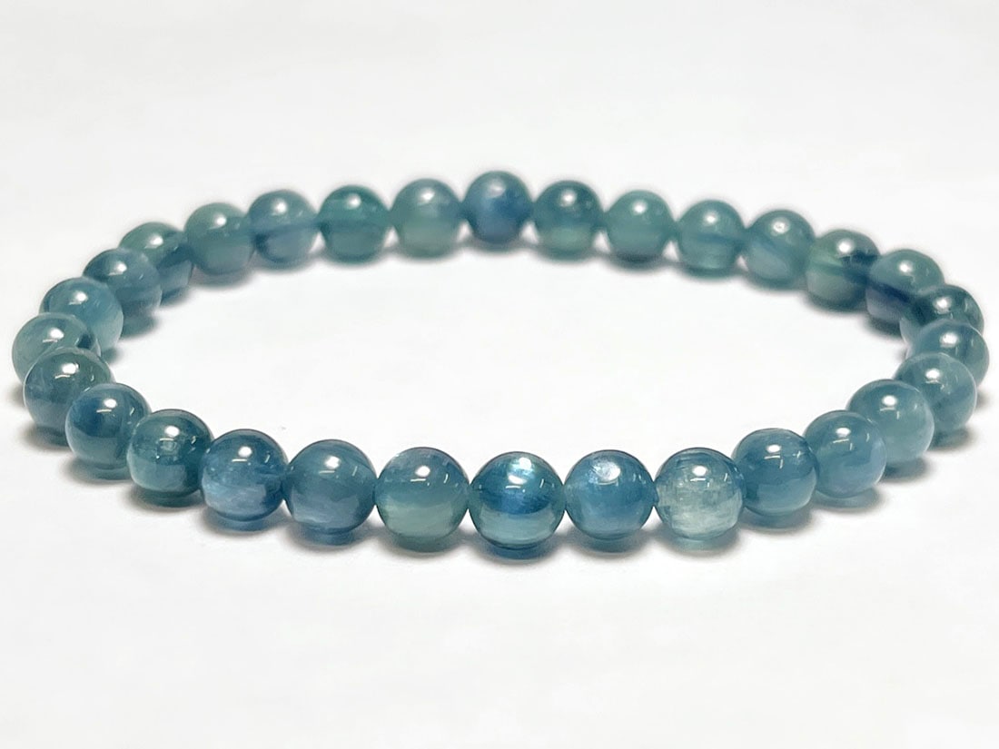 タンザニア産 カイヤナイト 6mm ブレスレット (藍晶石) / Kyanite