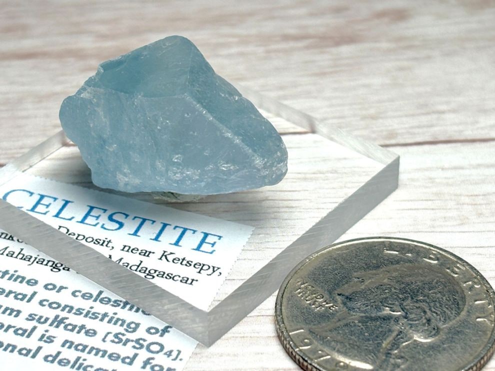 マダガスカル産 セレスタイト 単結晶 ( 天青石 )/ Celestite