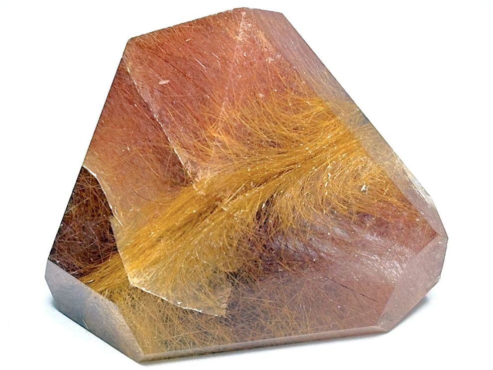 ヒマラヤ ルチルクォーツ  ラフカットポリッシュ  / Himalayan Rutilated Quartz