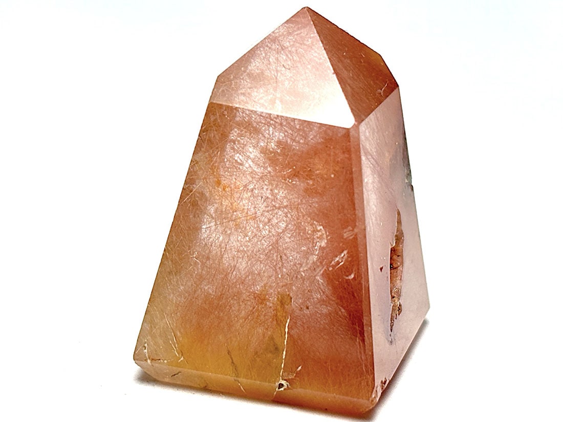 ヒマラヤ ルチルクォーツ  ラフカットポリッシュ  / Himalayan Rutilated Quartz