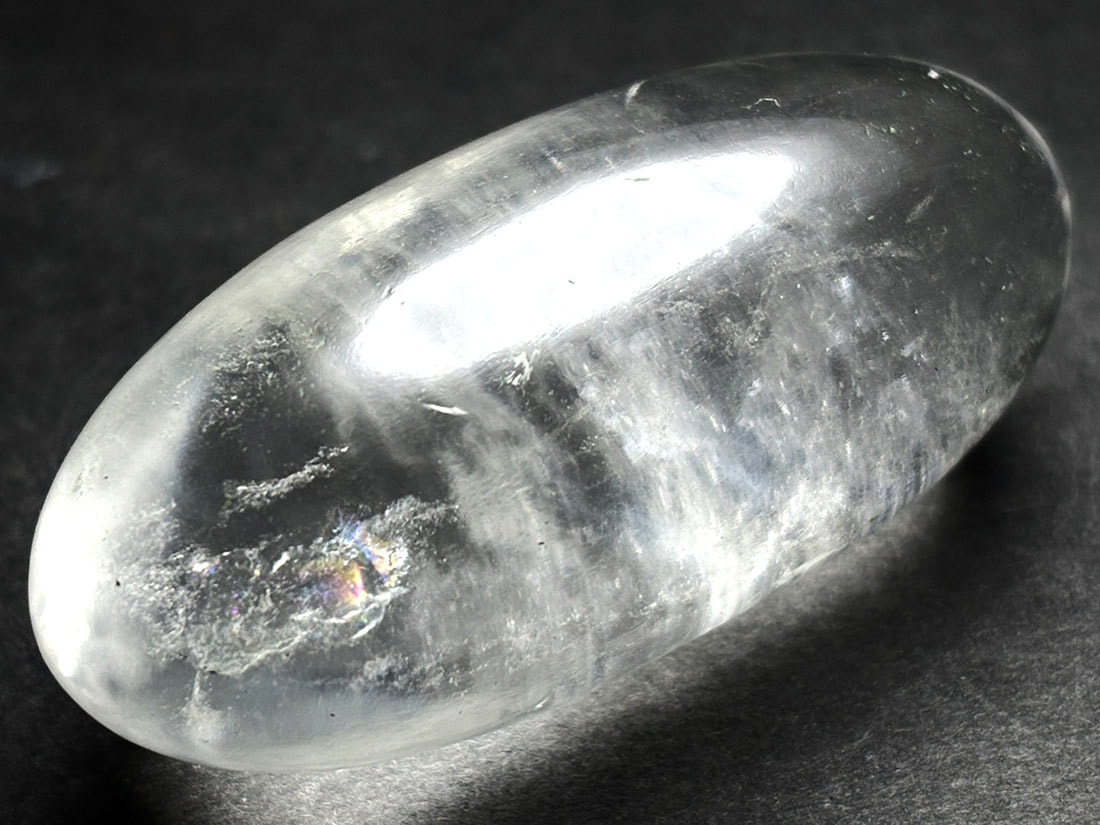 【高品質】ヒマラヤ水晶 シヴァリンガム (エンジェルラダーあり)