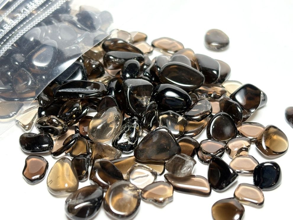 スモーキークォーツ さざれ 200ｇ  アソート