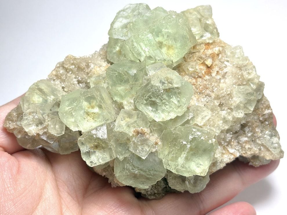 福建省産グリーンフローライト/Fluorite (蛍石)