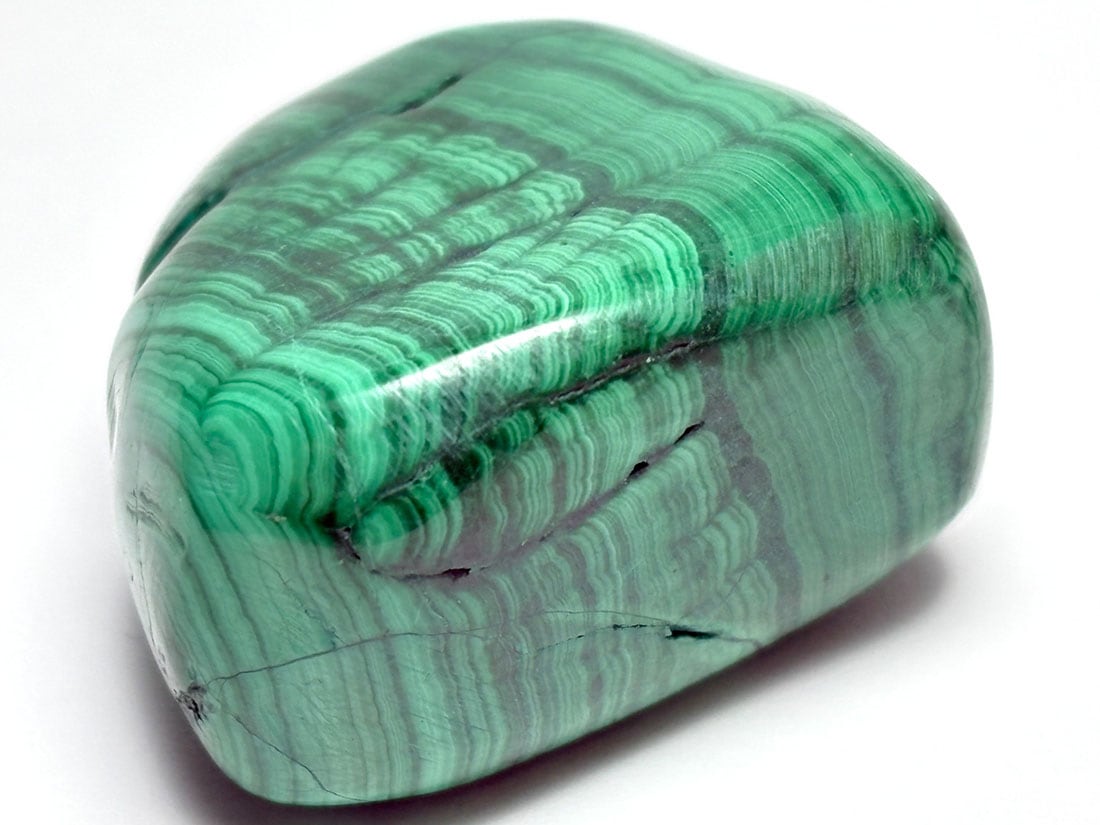 コンゴ民主共和国産 マラカイト タンブル ( 孔雀石 )/ Malachite