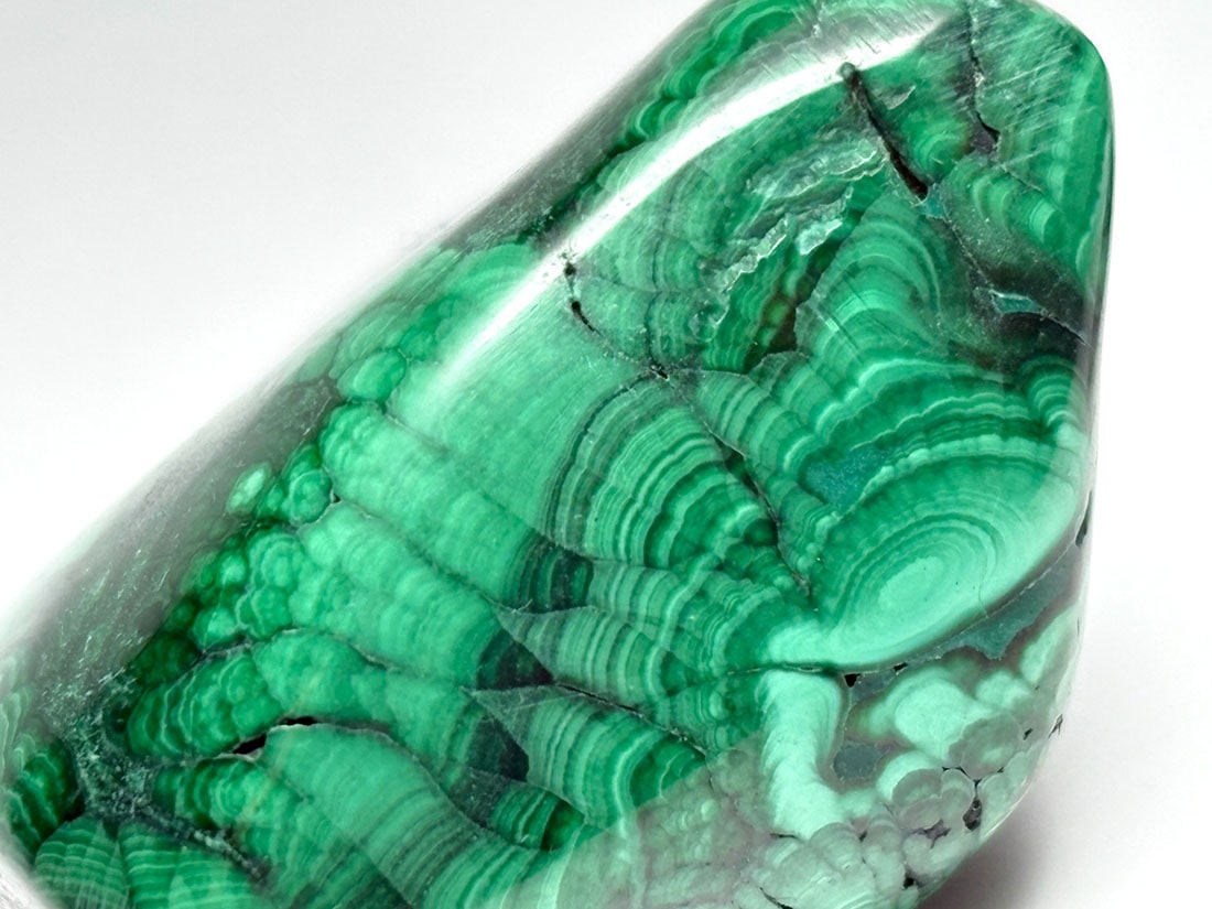 コンゴ民主共和国産 マラカイト タンブル ( 孔雀石 )/ Malachite