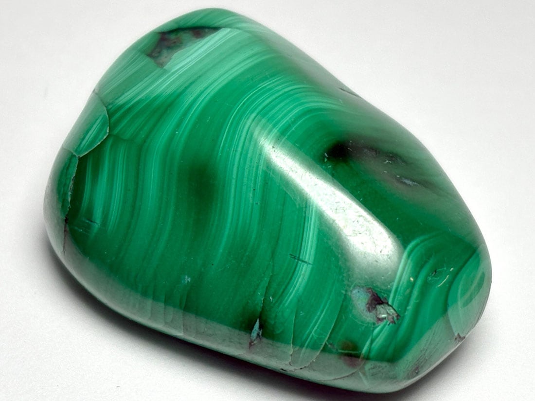 コンゴ民主共和国産 マラカイト タンブル ( 孔雀石 )/ Malachite