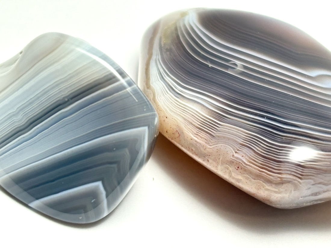 ボツワナアゲート タンブル２個セット / Botswana Agate