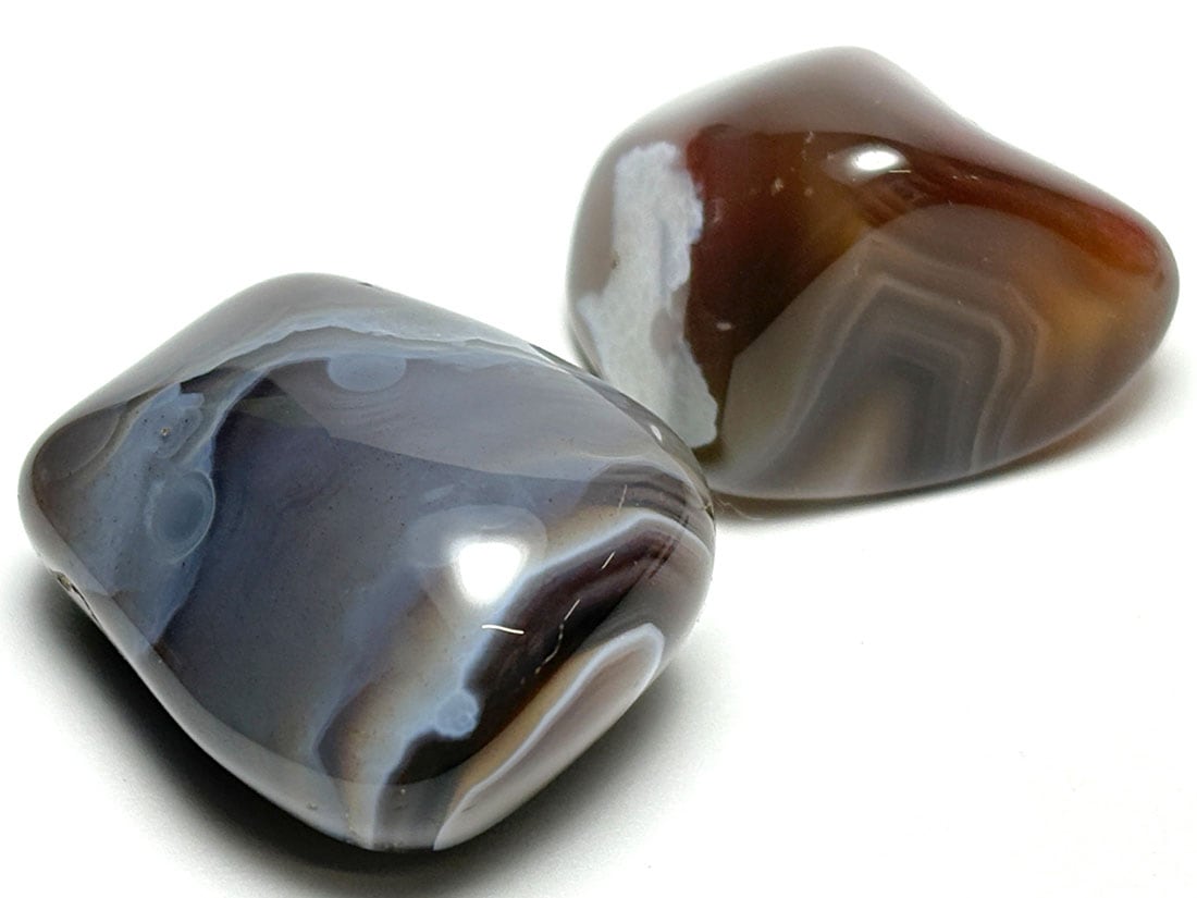 ボツワナアゲート タンブル２個セット / Botswana Agate