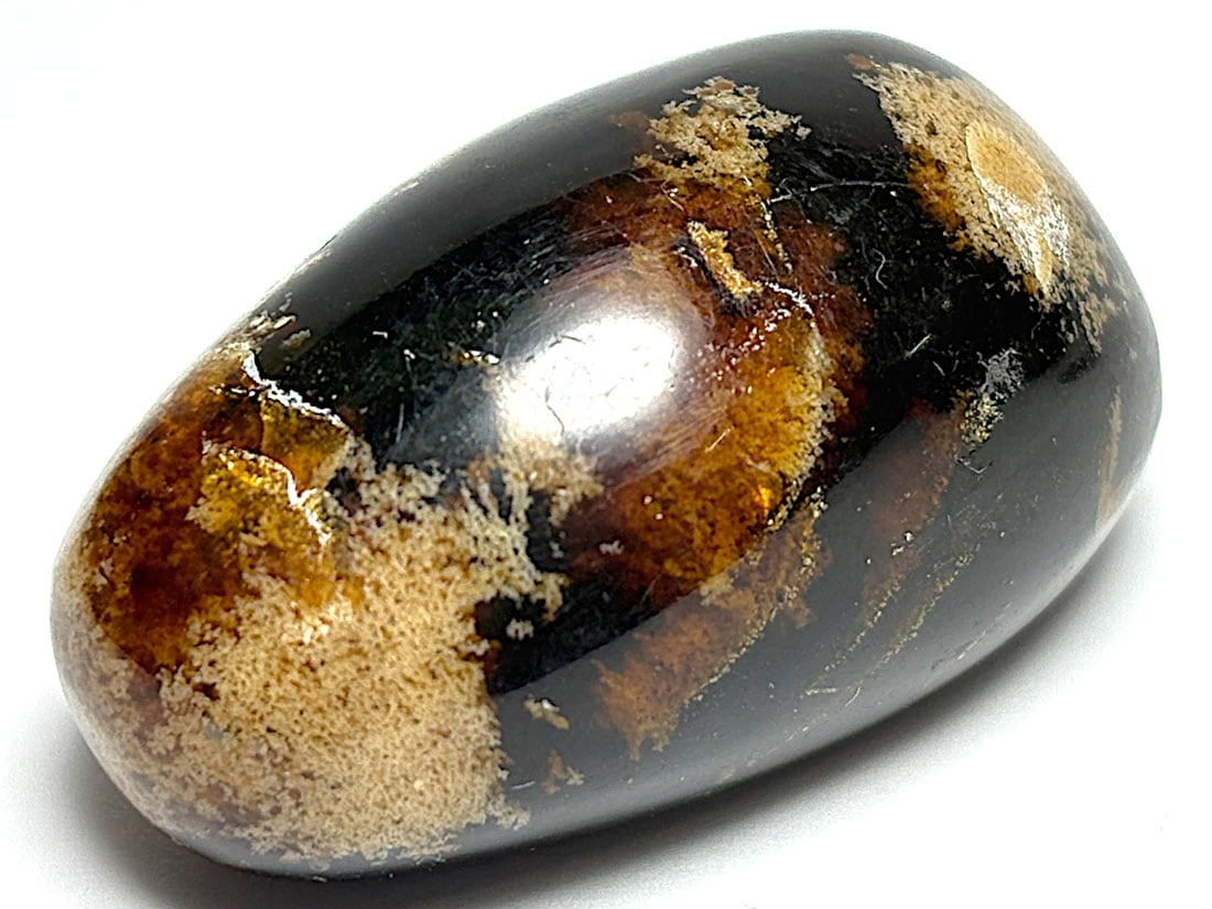 インドネシア・スマトラ産  ブルーアンバー タンブル  ( 青琥珀 ) / BlueAmber