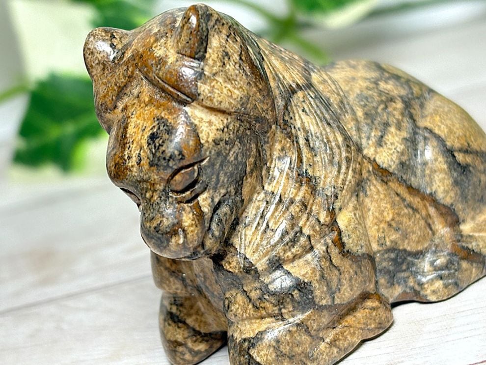 【2026年干支】馬彫刻 ピクチャージャスパー