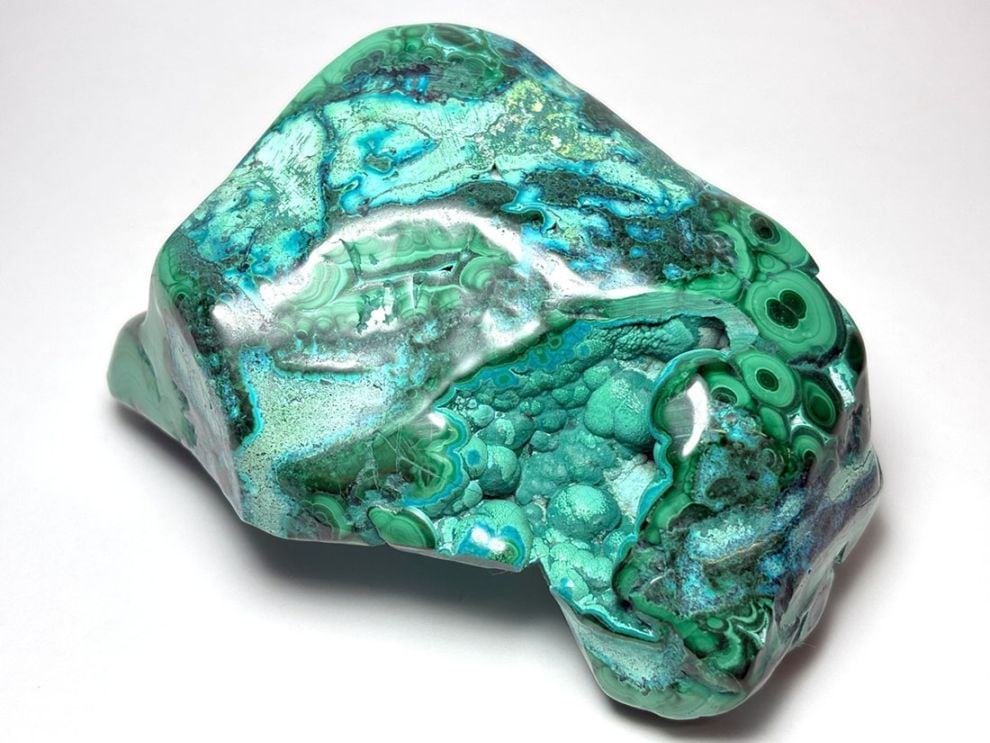 コンゴ民主共和国産  マラカイト ＆ クリソコラ / Malachite ＆ Chrysocolla
