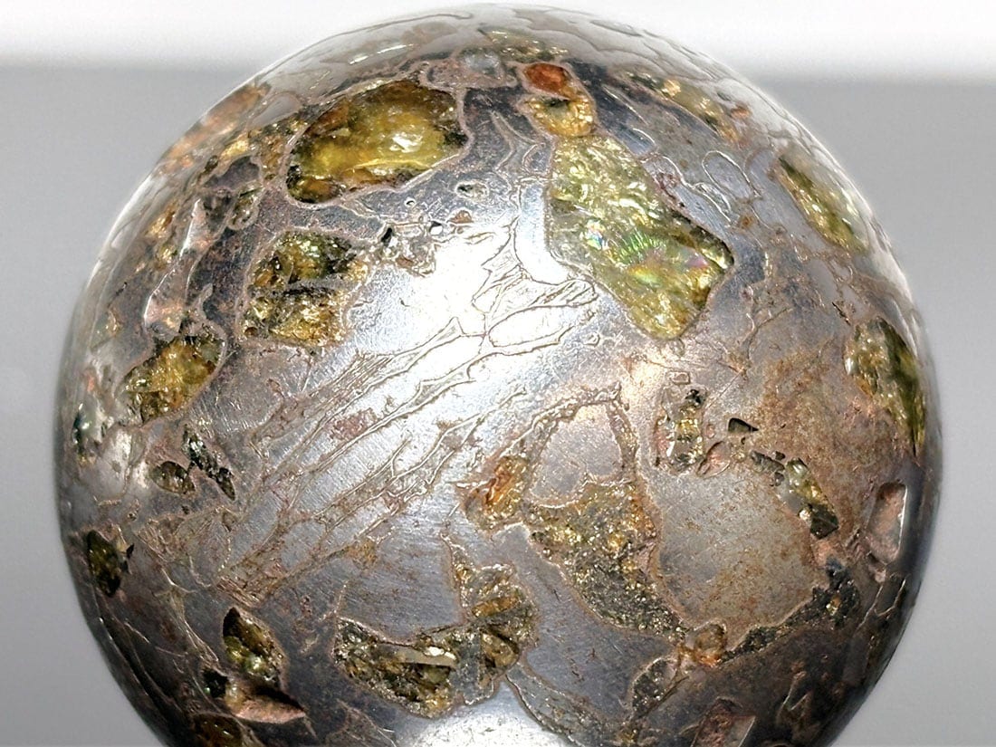 ロシア産 セイムチャン隕石 37mm 丸玉 / Seymchan meteorite