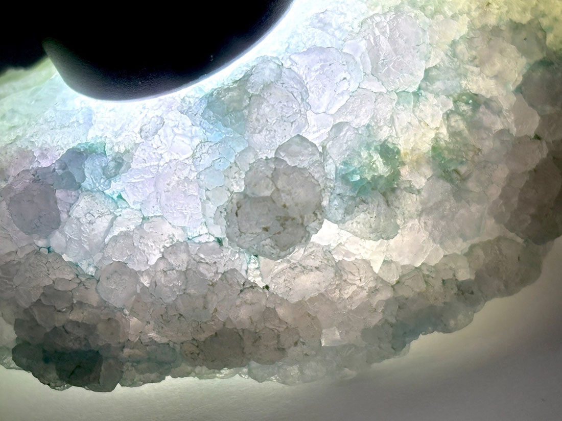 貴州省産 フローライトwithクリソコラ / Fluorite with Chrysocolla  (蛍石・珪孔雀石)