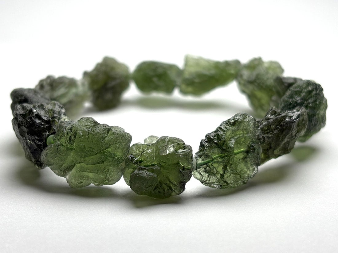 チェコ産 モルダバイト ブレスレット / Moldavite