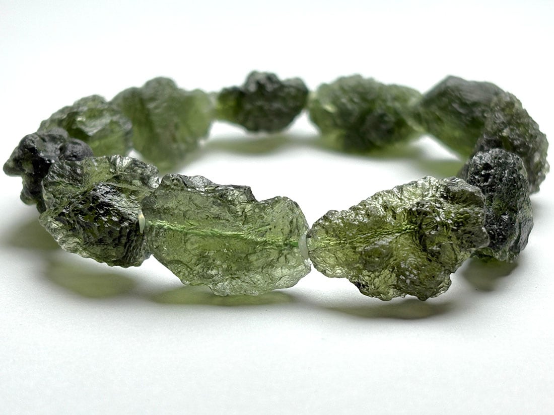 チェコ産 モルダバイト ブレスレット / Moldavite
