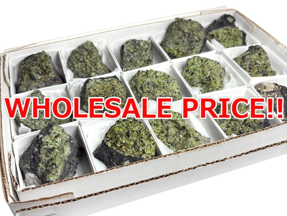 ノルウェー産 ペリドタイト 15個セット まとめ売り 【ホールセールプライス】 / ( 橄欖岩 ) Peridotite