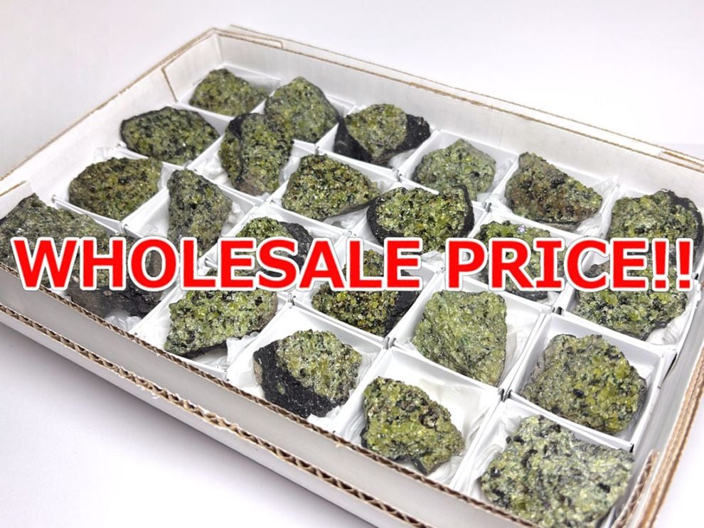 ノルウェー産 ペリドタイト 24個セット まとめ売り 【ホールセールプライス】 / ( 橄欖岩 ) Peridotite
