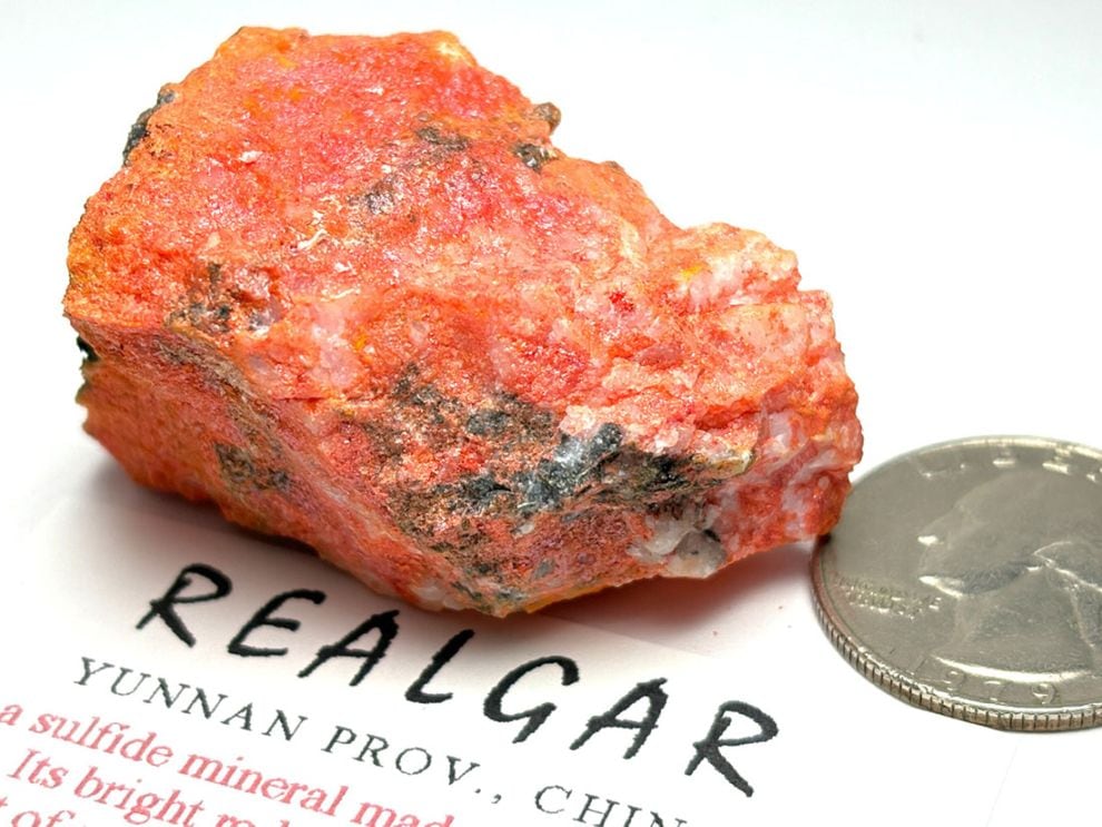 雲南省産 リアルガー ( 鶏冠石 )/ Realger