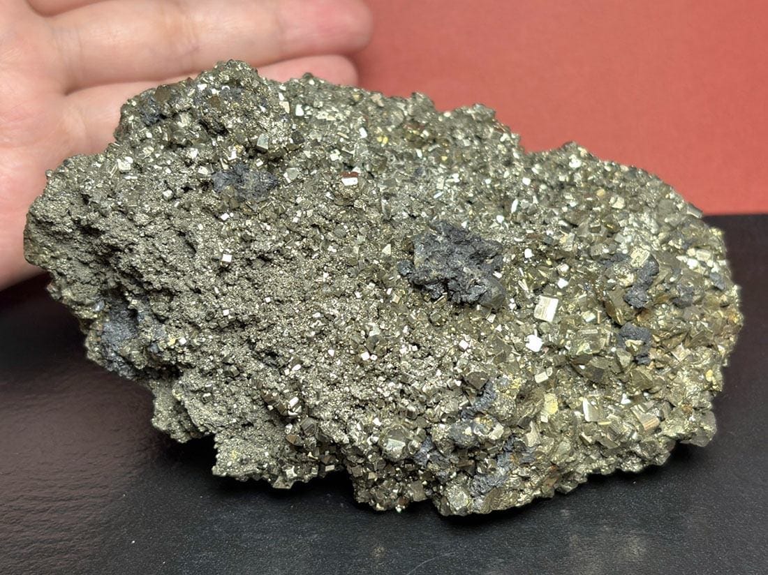 黄鉄鉱（パイライト）954g パイライト （黄鉄鉱） クラスター （ペルー ラクラカンチャ産